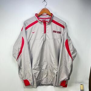 Vintage Nike Ohio State Buckeyes Windbreaker Jacket 2XL